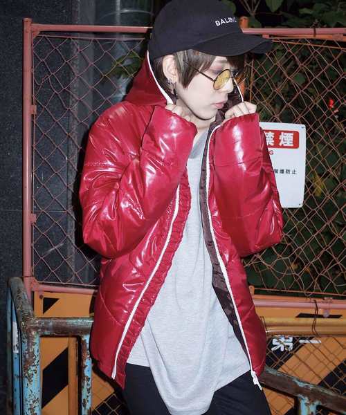 rovtski(ロフトスキー)の「LDS WT COLOR BLOUSON(ダウンジャケット/コート・レディース・ライトグレー/ブラック/パープル/レッド/ターコイズブルー/イエロー/ロイヤルブルー・FREE)」の7枚目の写真