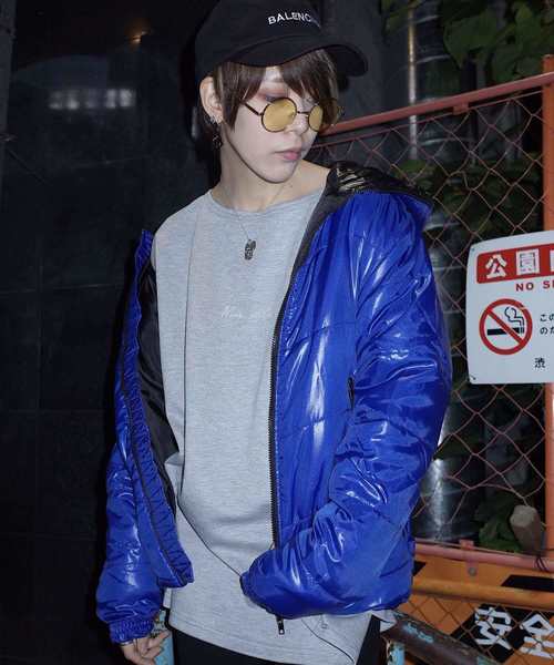 rovtski(ロフトスキー)の「LDS WT COLOR BLOUSON(ダウンジャケット/コート・レディース・ライトグレー/ブラック/パープル/レッド/ターコイズブルー/イエロー/ロイヤルブルー・FREE)」の9枚目の写真