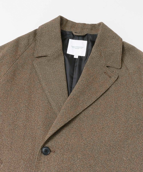 URBAN RESEARCH(アーバンリサーチ)の「TECH TWEED OVER COAT(その他アウター・メンズ・チェック/ブラウン/ブラック・MEDIUM/LARGE)」の16枚目の写真