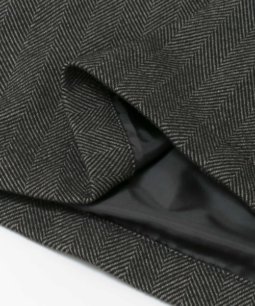 URBAN RESEARCH(アーバンリサーチ)の「TECH TWEED OVER COAT(その他アウター・メンズ・チェック/ブラウン/ブラック・MEDIUM/LARGE)」の17枚目の写真