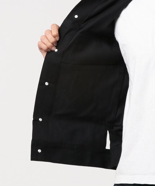 BEN DAVIS BLACKOUT COLLECTION(ベンデイビスブラックアウトコレクション)の「JEAN JACKET(デニムジャケット・メンズ・ブラック/ホワイト・SMALL/MEDIUM/LARGE)」の5枚目の写真