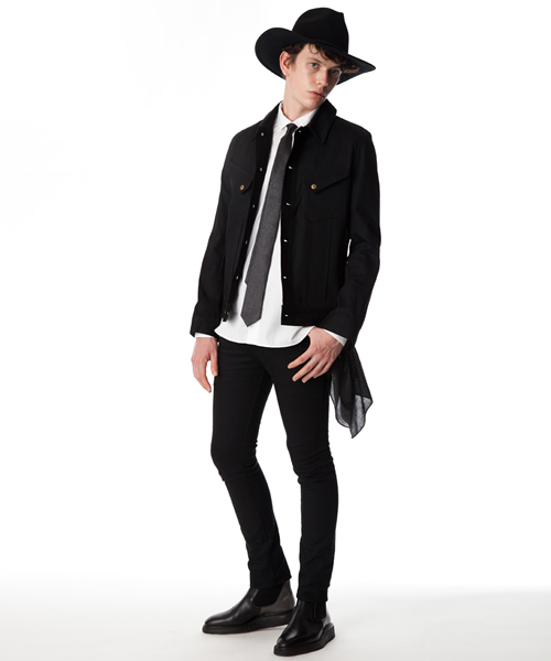 BEN DAVIS BLACKOUT COLLECTION(ベンデイビスブラックアウトコレクション)の「JEAN JACKET(デニムジャケット・メンズ・ブラック/ホワイト・SMALL/MEDIUM/LARGE)」の11枚目の写真