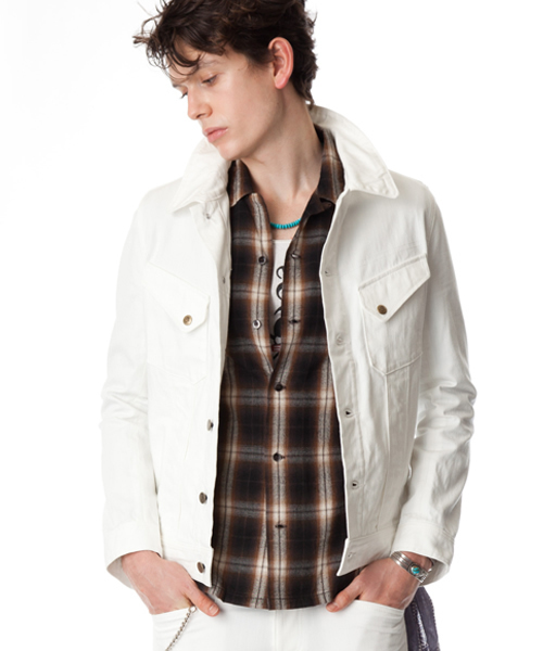 BEN DAVIS BLACKOUT COLLECTION(ベンデイビスブラックアウトコレクション)の「JEAN JACKET(デニムジャケット・メンズ・ブラック/ホワイト・SMALL/MEDIUM/LARGE)」の13枚目の写真