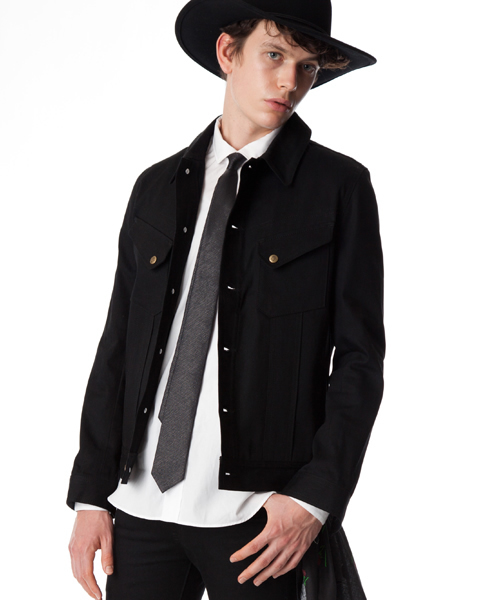 BEN DAVIS BLACKOUT COLLECTION(ベンデイビスブラックアウトコレクション)の「JEAN JACKET(デニムジャケット・メンズ・ブラック/ホワイト・SMALL/MEDIUM/LARGE)」の14枚目の写真