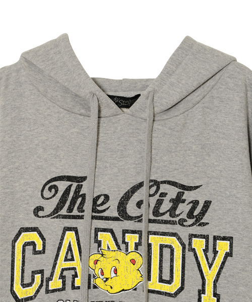 Candy Stripper（キャンディストリッパー）の「GLUMPY BEAR SWITCHED ワンピース（ワンピース・レディース・ブラック/ヘザーグレー/ボルドー・2）」の7枚目の写真