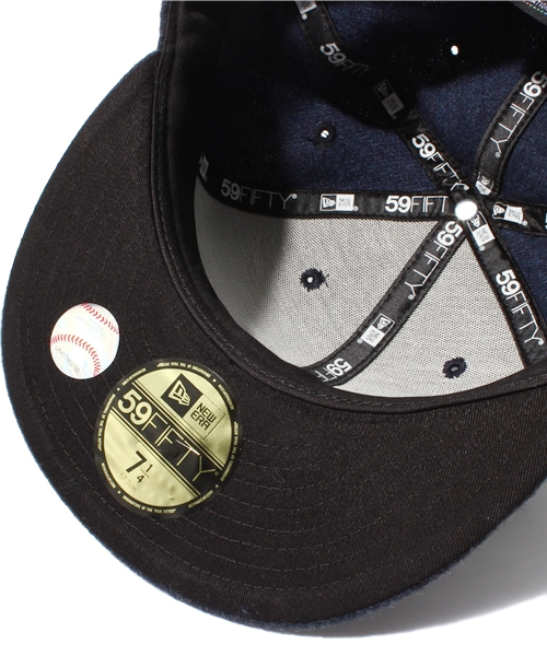 NEW ERA(ニューエラ)の「WEGO/NY CAMOUFLAGE(キャップ・メンズ・ブルー・SMALL)」の6枚目の写真