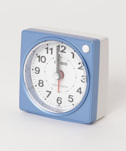 CASIO（カシオ）の「電波時計 置時計 / TQ-750J-2JF（置時計・メンズ・ブルー・FREE）」の5枚目の写真