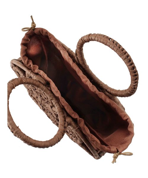 Ungrid（アングリッド）の「サークルモチーフコンビバッグ（ハンドバッグ・レディース・ブラウン/ベージュ・FREE）」の6枚目の写真