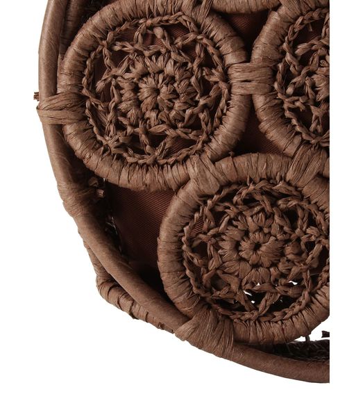 Ungrid（アングリッド）の「サークルモチーフコンビバッグ（ハンドバッグ・レディース・ブラウン/ベージュ・FREE）」の8枚目の写真