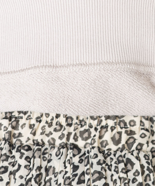 WEGO（ウィゴー）の「WEGO/カットリブショートスウェット（スウェット・レディース・ベージュ/オフホワイト/ピンク/ライトパープル・FREE）」の8枚目の写真