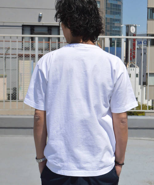 Champion（チャンピオン）の「Champion / チャンピオン T1011 US POCKET T-SHIRT（Tシャツ/カットソー・メンズ・ピンク/ブラック/ホワイト/ネイビー/グレー/ライトイエロー・M/L/XL）」の17枚目の写真