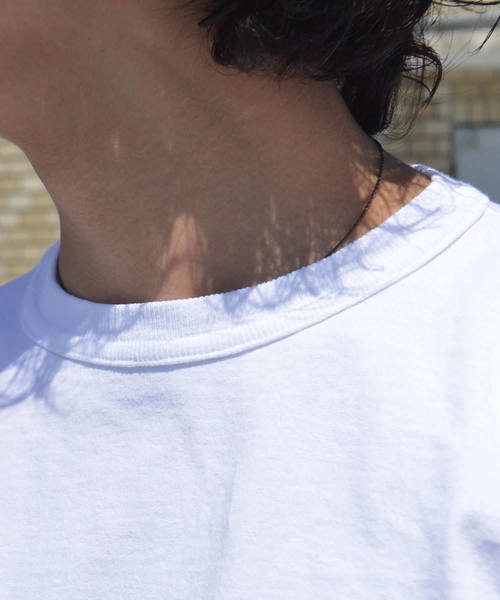 Champion（チャンピオン）の「Champion / チャンピオン T1011 US POCKET T-SHIRT（Tシャツ/カットソー・メンズ・ピンク/ブラック/ホワイト/ネイビー/グレー/ライトイエロー・M/L/XL）」の7枚目の写真