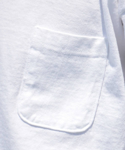Champion（チャンピオン）の「Champion / チャンピオン T1011 US POCKET T-SHIRT（Tシャツ/カットソー・メンズ・ピンク/ブラック/ホワイト/ネイビー/グレー/ライトイエロー・M/L/XL）」の15枚目の写真