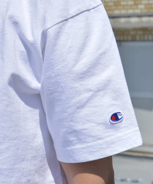 Champion（チャンピオン）の「Champion / チャンピオン T1011 US POCKET T-SHIRT（Tシャツ/カットソー・メンズ・ピンク/ブラック/ホワイト/ネイビー/グレー/ライトイエロー・M/L/XL）」の11枚目の写真