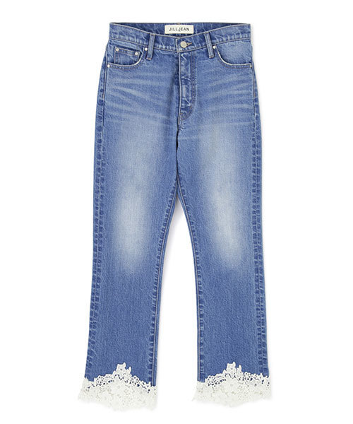 JILL STUART（ジルスチュアート）の「◆《JILL JEAN》レーシーデニムパンツ（その他パンツ・レディース・ネイビー/ブルー・2/0/4）」の16枚目の写真