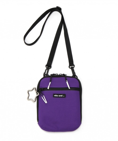 niko and...（ニコアンド）の「オリジナルウォレットミニショルダーバッグ（ショルダーバッグ・レディース・ブラック/キャメル/パープル/オレンジ/シルバー/ピンク/レオパード/ホワイト/パープル系その他・0）」の4枚目の写真