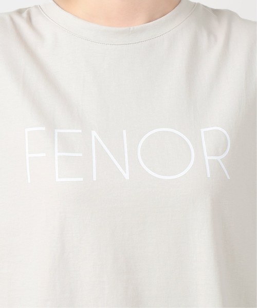 JOINT WORKS(ジョイントワークス)の「《追加》 FENOR ロゴT-シャツ(Tシャツ/カットソー・レディース・ホワイト/ブラウン/ベージュ・FREE)」の5枚目の写真