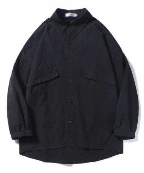 MGV(エムジーヴィー)の「ビッグシルエットドロップショルダーオーバーサイズシャツ(シャツ/ブラウス・メンズ・ホワイト/ブラック/ベージュ/カーキ/ブルー・MEDIUM/LARGE/X-LARGE)」の3枚目の写真