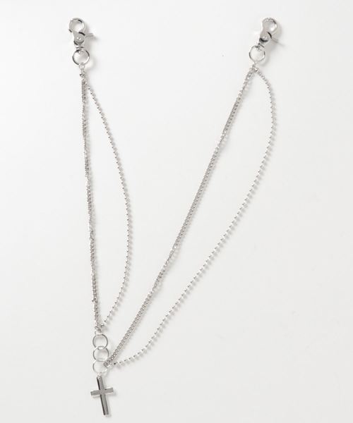 WEGO(ウィゴー)の「WEGO/クロスモチーフウォレットチェーン(ウォレットチェーン・メンズ・シルバー・FREE)」の2枚目の写真