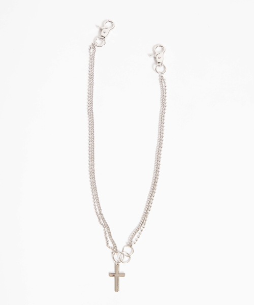 WEGO(ウィゴー)の「WEGO/クロスモチーフウォレットチェーン(ウォレットチェーン・メンズ・シルバー・FREE)」の3枚目の写真