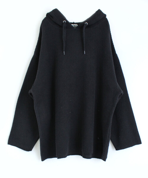 RNA（アールエヌエー）の「M1293 ループフェイスフーディー（パーカー・レディース・ブラック/オフホワイト/ベージュ・MEDIUM）」の2枚目の写真