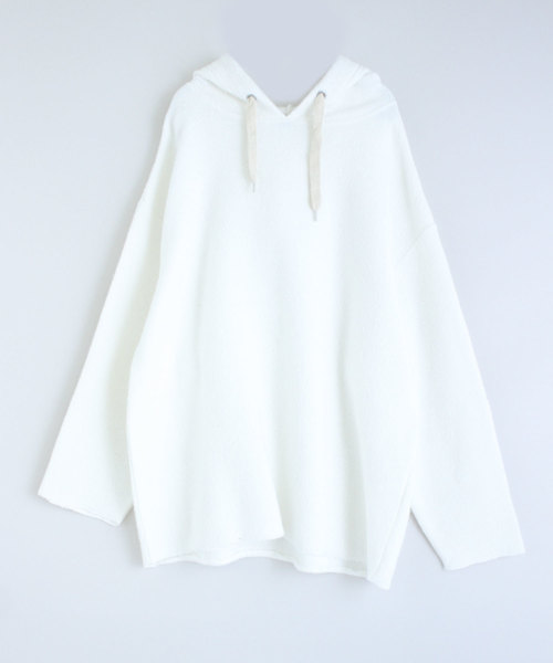 RNA（アールエヌエー）の「M1293 ループフェイスフーディー（パーカー・レディース・ブラック/オフホワイト/ベージュ・MEDIUM）」の4枚目の写真