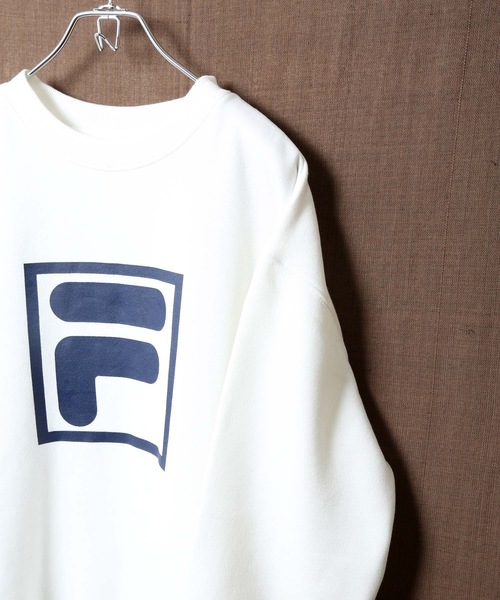 FILA(フィラ)の「【FILA フィラ】レディースビッグロゴスウェット / トレーナー ドロップショルダー ロゴ ビックシルエット スポーティーカジュアル / ワンマイルウェア / ルームウェア(スウェット・レディース・ホワイト/ブラック/レッド・SMALL/MEDIUM/LARGE/X-LARGE)」の13枚目の写真