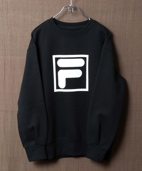 FILA(フィラ)の「【FILA フィラ】レディースビッグロゴスウェット / トレーナー ドロップショルダー ロゴ ビックシルエット スポーティーカジュアル / ワンマイルウェア / ルームウェア(スウェット・レディース・ホワイト/ブラック/レッド・SMALL/MEDIUM/LARGE/X-LARGE)」の20枚目の写真