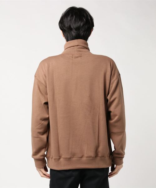 TonyTaizsun（トニータイズサン）の「TONY TaizSun TURTLENECK PULLOVER (トニータイズサン 別注タートルネックプルオーバー)(2colors)(Unisex)(タートルネック)（スウェット・メンズ・ブラック/ブラウン・L/M）」の14枚目の写真