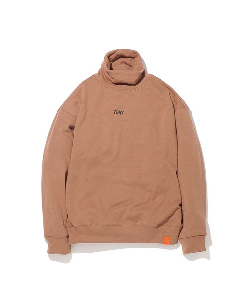 TonyTaizsun（トニータイズサン）の「TONY TaizSun TURTLENECK PULLOVER (トニータイズサン 別注タートルネックプルオーバー)(2colors)(Unisex)(タートルネック)（スウェット・メンズ・ブラック/ブラウン・L/M）」の5枚目の写真