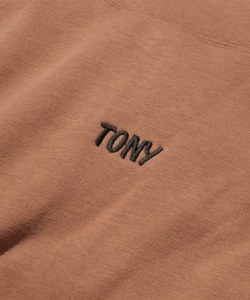 TonyTaizsun（トニータイズサン）の「TONY TaizSun TURTLENECK PULLOVER (トニータイズサン 別注タートルネックプルオーバー)(2colors)(Unisex)(タートルネック)（スウェット・メンズ・ブラック/ブラウン・L/M）」の7枚目の写真