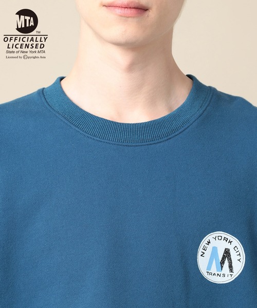 JUNRED（ジュンレッド）の「MTAコラボスウェットクルー（スウェット・メンズ・ブルー/ホワイト・LL/M/L）」の8枚目の写真