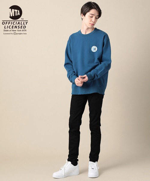 JUNRED（ジュンレッド）の「MTAコラボスウェットクルー（スウェット・メンズ・ブルー/ホワイト・LL/M/L）」の10枚目の写真