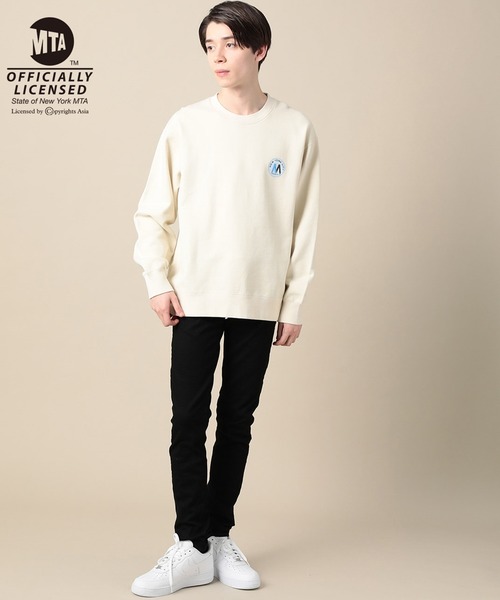 JUNRED（ジュンレッド）の「MTAコラボスウェットクルー（スウェット・メンズ・ブルー/ホワイト・LL/M/L）」の11枚目の写真