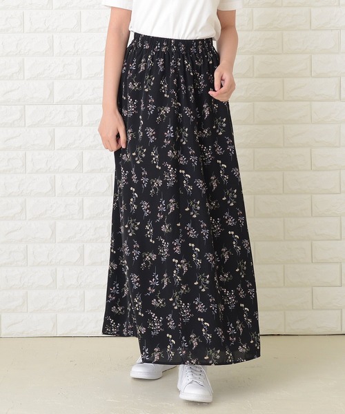 セール フラワーシフォンロングスカート スカート Lace Ladies レースレディース のファッション通販 Zozotown