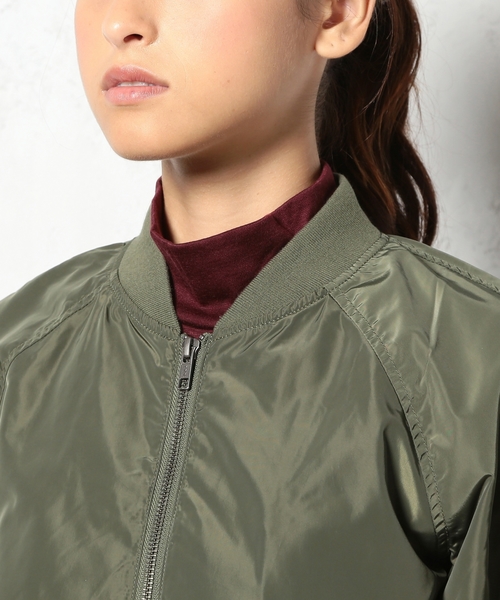 green label relaxing(グリーンレーベルリラクシング)の「GC P MA-1 ブルゾン ◆(ブルゾン・レディース・オリーブ/ネイビー・38/40)」の7枚目の写真