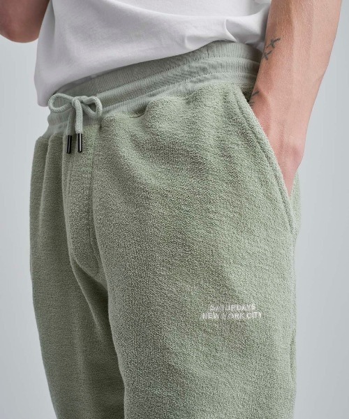 Saturdays NYC（サタデーズ ニューヨークシティ ）の「Ken Terry Sweatpant（その他パンツ・メンズ・ブラック/ライトグリーン・XL/XS/S/M/L）」の4枚目の写真