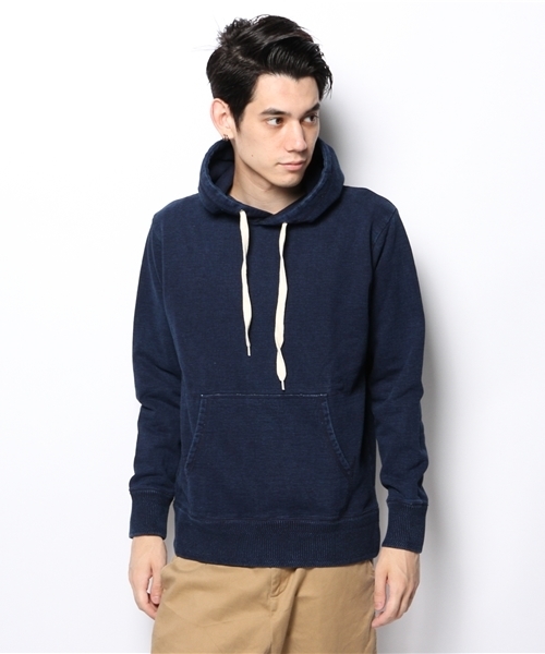 CIAOPANIC（チャオパニック）の「【Ciaopanic】インディゴプルパーカー（パーカー・メンズ・ネイビー/ブラック・MEDIUM/LARGE）」の3枚目の写真