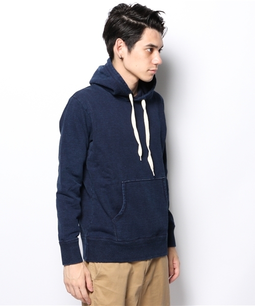 CIAOPANIC（チャオパニック）の「【Ciaopanic】インディゴプルパーカー（パーカー・メンズ・ネイビー/ブラック・MEDIUM/LARGE）」の4枚目の写真