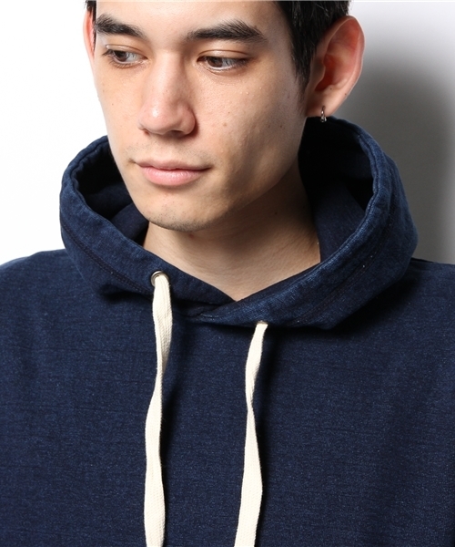 CIAOPANIC（チャオパニック）の「【Ciaopanic】インディゴプルパーカー（パーカー・メンズ・ネイビー/ブラック・MEDIUM/LARGE）」の6枚目の写真