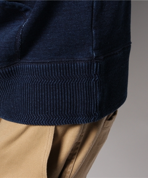 CIAOPANIC（チャオパニック）の「【Ciaopanic】インディゴプルパーカー（パーカー・メンズ・ネイビー/ブラック・MEDIUM/LARGE）」の9枚目の写真