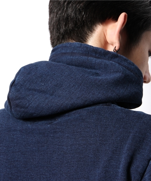 CIAOPANIC（チャオパニック）の「【Ciaopanic】インディゴプルパーカー（パーカー・メンズ・ネイビー/ブラック・MEDIUM/LARGE）」の10枚目の写真