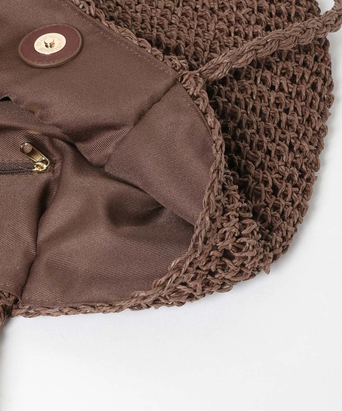 URBAN RESEARCH DOORS（アーバンリサーチドアーズ）の「ペーパープレーンカゴバッグ（トートバッグ・レディース・ブラウン/ベージュ・ONE）」の9枚目の写真