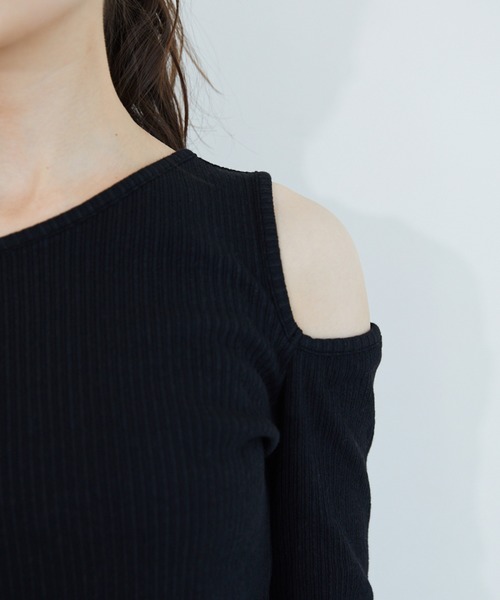 Heather（ヘザー）の「ハリヌキヘンケイカットプルオーバー　881800（Tシャツ/カットソー・レディース・ブラック/アイボリー/ブルー系その他・FREE）」の10枚目の写真