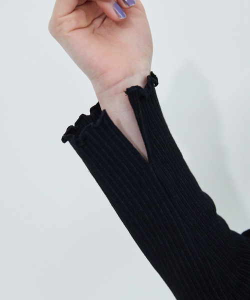 Heather（ヘザー）の「ハリヌキヘンケイカットプルオーバー　881800（Tシャツ/カットソー・レディース・ブラック/アイボリー/ブルー系その他・FREE）」の18枚目の写真