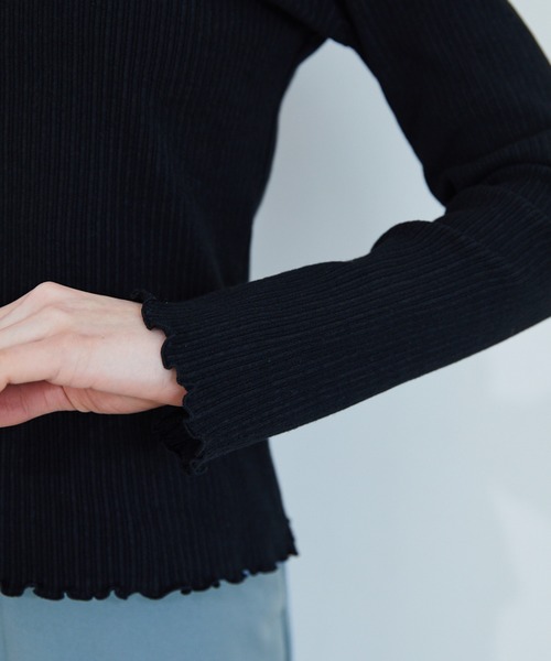 Heather（ヘザー）の「ハリヌキヘンケイカットプルオーバー　881800（Tシャツ/カットソー・レディース・ブラック/アイボリー/ブルー系その他・FREE）」の16枚目の写真