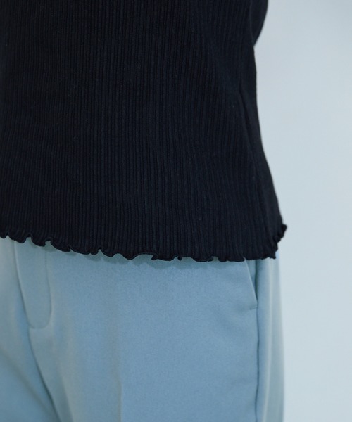 Heather（ヘザー）の「ハリヌキヘンケイカットプルオーバー　881800（Tシャツ/カットソー・レディース・ブラック/アイボリー/ブルー系その他・FREE）」の9枚目の写真