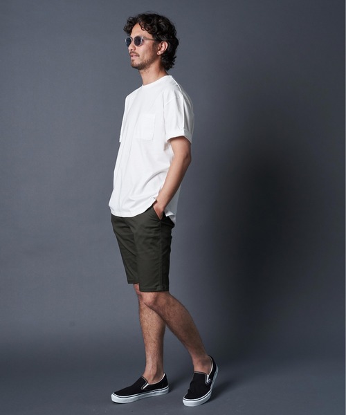 THE TWENTYSEVEN（ザ トゥエンティーセブン）の「The TWENTYSEVEN:COTTON C/N TEE コットンクルーネックTEE（Tシャツ/カットソー・メンズ・ベージュ/ホワイト/グレー/ブラック/ネイビー・L/XL/M）」の19枚目の写真