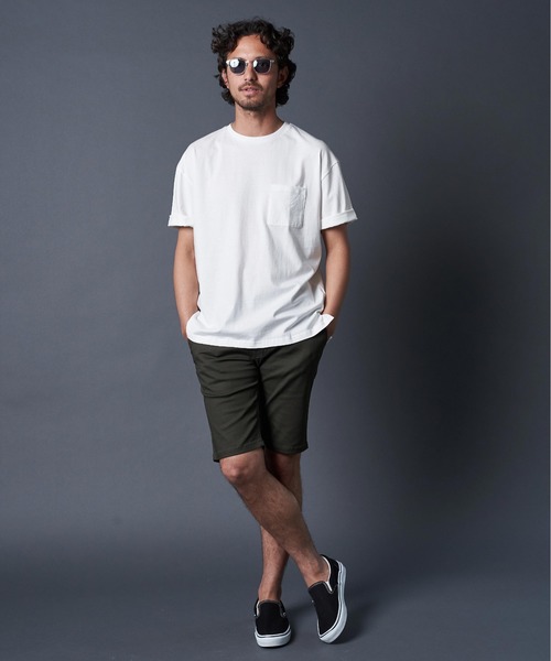 THE TWENTYSEVEN（ザ トゥエンティーセブン）の「The TWENTYSEVEN:COTTON C/N TEE コットンクルーネックTEE（Tシャツ/カットソー・メンズ・ベージュ/ホワイト/グレー/ブラック/ネイビー・L/XL/M）」の15枚目の写真