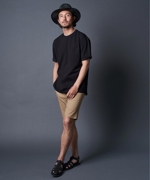 THE TWENTYSEVEN（ザ トゥエンティーセブン）の「The TWENTYSEVEN:COTTON C/N TEE コットンクルーネックTEE（Tシャツ/カットソー・メンズ・ベージュ/ホワイト/グレー/ブラック/ネイビー・L/XL/M）」の11枚目の写真